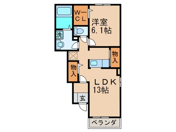 ヒルズ白浜Ⅰの物件間取画像